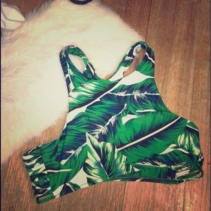 Swim top Pom tree leafs! 🍃